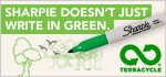 Green Initiative: Sharpie doesn't just write in green.